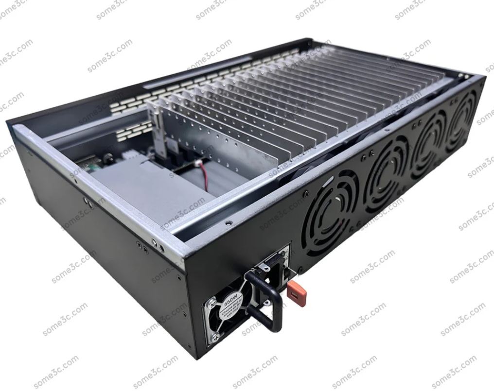 2U Server Rack Empty Box Mobile Phone Chassis 20 Cellphone Motherboard Shell Group Control Ethernet LAN USB OTG Connection Android Phone Box - Image 2