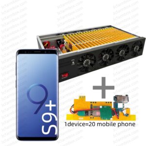 8 Cooling Fans Box Phone Farm S9/S9+ USB/WIFI + LAN/OTG