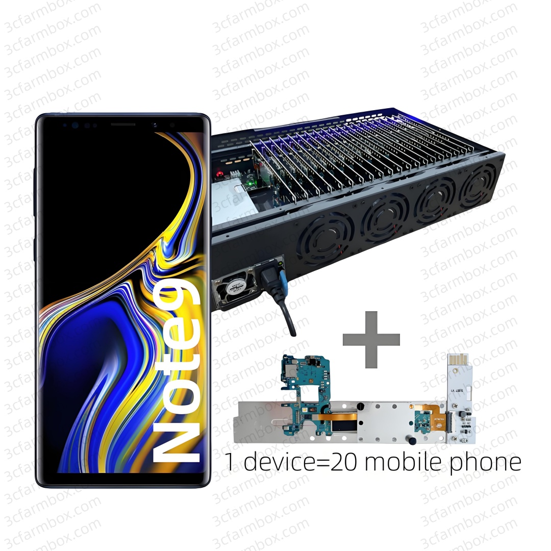 Phone Farm Box Note 9 6/128GB USB/WIFI + LAN/OTG
